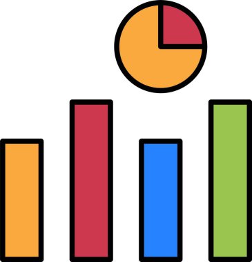 Analitik Satır Doldurulmuş Simge Tasarımı