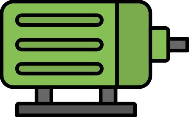 Motor Satırı Doldurulmuş Simge Tasarımı