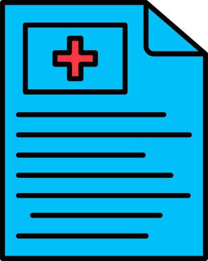 Rapor Satırı Doldurulmuş Simge Tasarımı