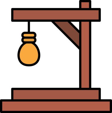 Darağacı Satırı Doldurulmuş Simge Tasarımı