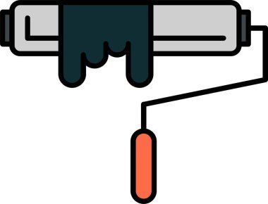 Boya Çizgisi Doldurulmuş Simge Tasarımı