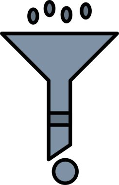 Filtre Satırı Doldurulmuş Simge Tasarımı