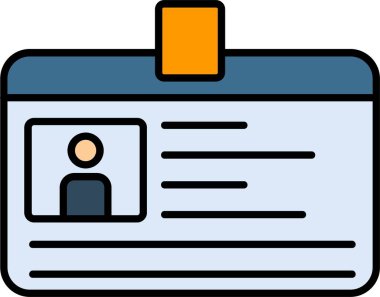 Simge Tasarımı Doldurulmuş Kimlik Satırı