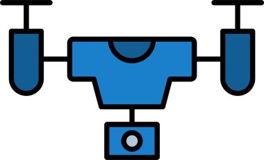Drone Satırı Simge Tasarımı Dolduruldu