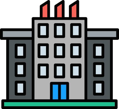 Simge Tasarımı ile Dolu Ticari Satır