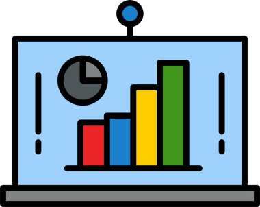 Analitik Satır Doldurulmuş Simge Tasarımı