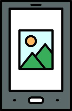 Tablet Satırı Doldurulmuş Simge Tasarımı