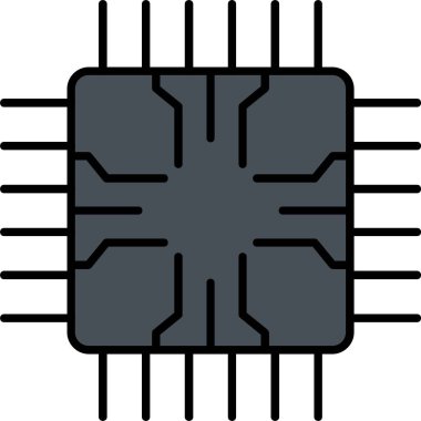 Çip Satırı Simge Tasarımı Dolduruldu