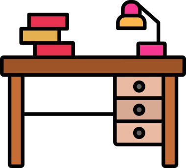 Masa Satırı Doldurulmuş Simge Tasarımı