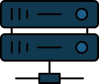 Sunucu Satırı Simge Tasarımı Dolduruldu