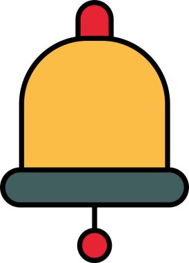 Okul Çanı Satırı Simge Tasarımı