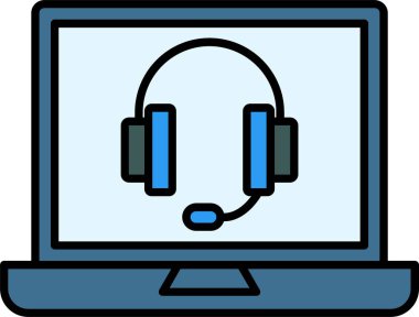 Çağrı Merkezi Satırı Doldurulmuş Simge Tasarımı