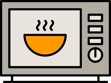 Mikrodalga Satırı Simge Tasarımı