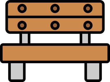 Bench Satırı Doldurulmuş Simge Tasarımı