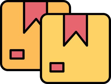 Paket Satırı Doldurulmuş Simge Tasarımı