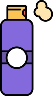 Tıraş Kremi Satırı Doldurulmuş Simge Tasarımı