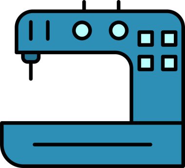 Dikiş Makinesi Satırı Simge Tasarımı