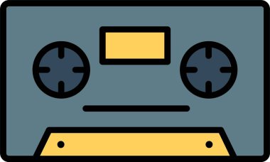 Kaset Satırı Simge Tasarımı Dolduruldu