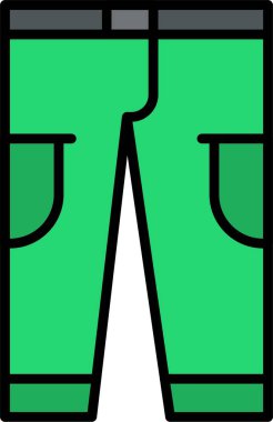 Pantolon Tasarımı Satırı Simge Tasarımı