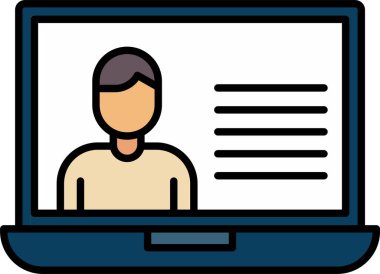 Kullanıcı Satırı Doldurulmuş Simge Tasarımı