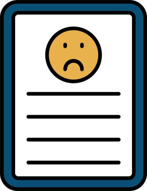 Şikayet Satırı Doldurulmuş Simge Tasarımı