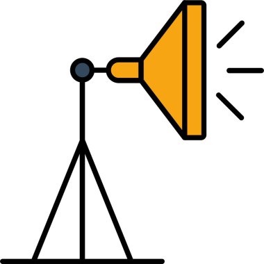 Stüdyo Işıklandırma Satırı Simge Tasarımı