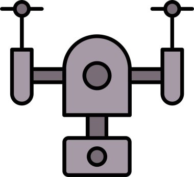 Drone Satırı Simge Tasarımı Dolduruldu
