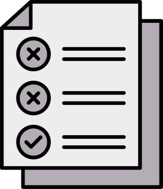 Liste Satırı Doldurulmuş Simge Tasarımı Kontrol Et