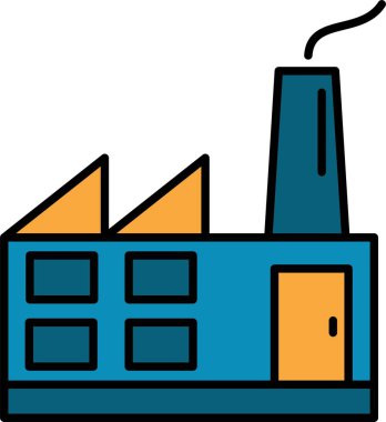 Fabrika Satırı Simge Tasarımı