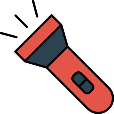 Meşale Satırı Doldurulmuş Simge Tasarımı