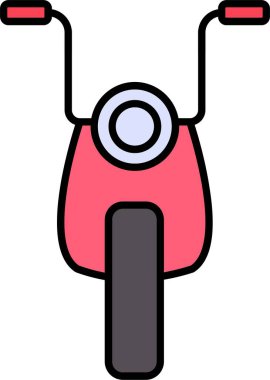 Motosiklet Satırı Simge Tasarımı