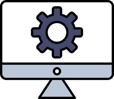 Sistem Satırı Doldurulmuş Simge Tasarımı