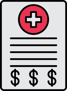 Tıbbi Tasarım Satırı Simge Tasarımı