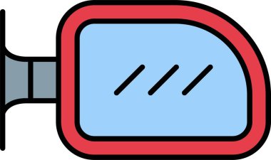 Yan Ayna Satırı Simge Tasarımı Dolduruldu