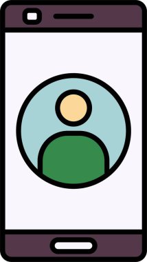 Kullanıcı Satırı Doldurulmuş Simge Tasarımı