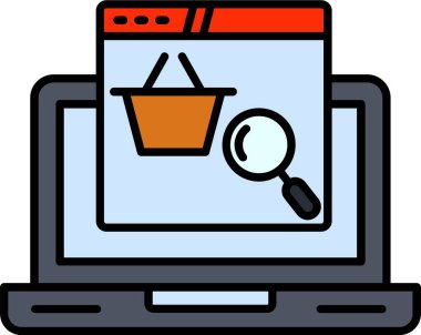 Arama Satırı Doldurulmuş Simge Tasarımı