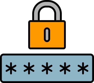 Parola Satırı Doldurulmuş Simge Tasarımı