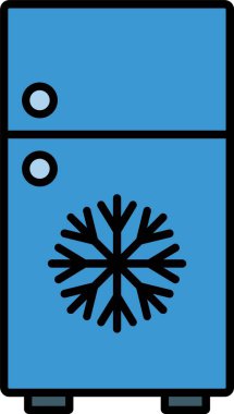 Buzdolabı Satırı Simge Tasarımı Dolduruldu