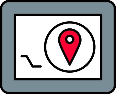 Simge Tasarımı Doldurulmuş Navigator Aygıt Satırı