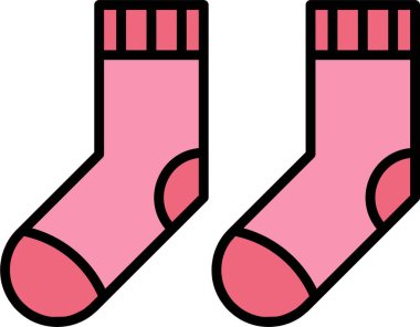 Çorap Çizgisi Simge Tasarımı