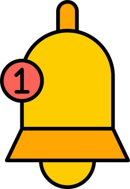 Bildirim Satırı Doldurulmuş Simge Tasarımı