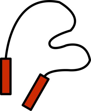 Atlama İpi Simge Tasarımı Dolduruldu