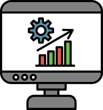 Büyüme Çizgisi Simge Tasarımı