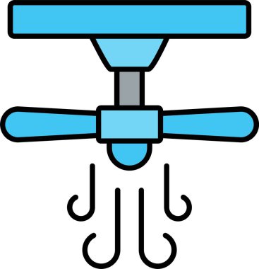 Simge Tasarımı Doldurulmuş Tavan Pervanesi