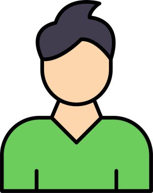 Adam Satırı Simge Tasarımı Dolduruldu