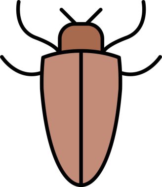 Böcek Satırı Doldurulmuş Simge Tasarımı