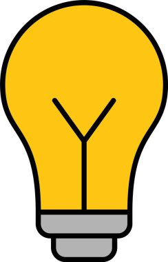 Simge Tasarımı Doldurulmuş Fikir Satırı