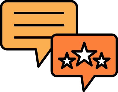 Geribildirim Satırı Doldurulmuş Simge Tasarımı