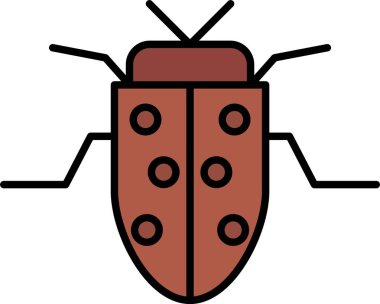 Böcek Satırı Doldurulmuş Simge Tasarımı