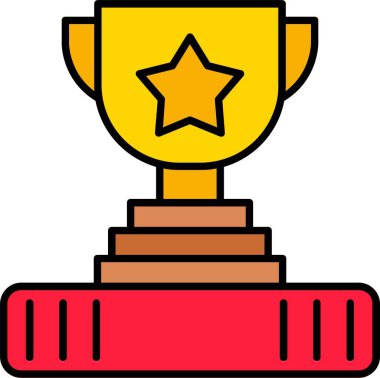 Ödül Satırı Doldurulmuş Simge Tasarımı